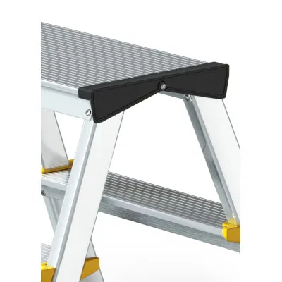 Hliníkové štafle 2x3 stupňa obojstranné DRABEST DD3 PRO