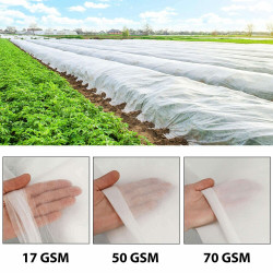 Netkaná agrotextília 1,1m x 50m extra pevná SPRINGOS AG0001 biela