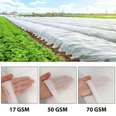 Netkaná agrotextília 3,2m x 50m, extra pevná, biela SPRINGOS AG0003