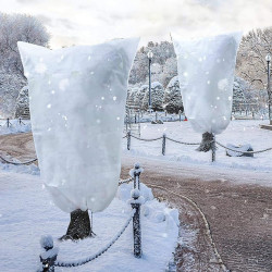 Návlek na stromy 160cm x 100 cm, netkaná agrotextília, zosilnený, biely SPRINGOS AG0010