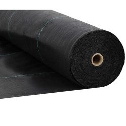 Agrotextília proti burine 1,1m x 10m, zosilnená, čierna SPRINGOS AG0031