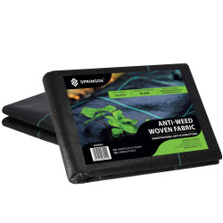 Agrotextília proti burine 3,2m x 10m, extra pevná, čierna SPRINGOS AG0031