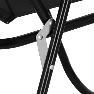 Záhradné kreslo SPRINGOS MALAGA čierne