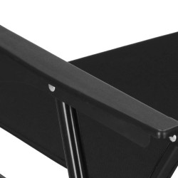 Záhradné kreslo SPRINGOS MALAGA čierne