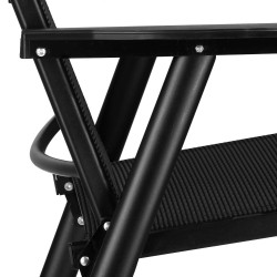 Záhradné kreslo SPRINGOS VERONA čierne