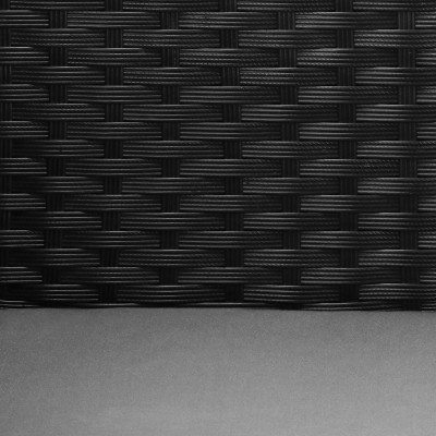 Ratanový set záhradného nábytku, čierny SPRINGOS COSTA DE BLANCA 5