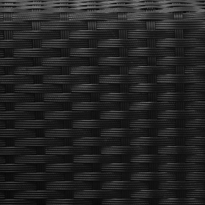 Ratanový set záhradného nábytku, čierny SPRINGOS COSTA DE BLANCA 5