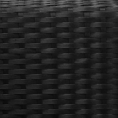 Ratanový set záhradného nábytku, čierny SPRINGOS COSTA DE BLANCA 5