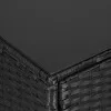 Ratanový set záhradného nábytku, čierny SPRINGOS COSTA DE BLANCA 5