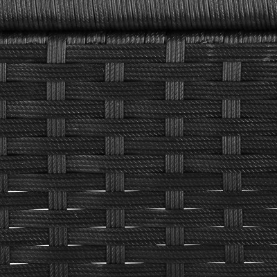 Ratanový set záhradného nábytku, čierny SPRINGOS COSTA DE BLANCA 5