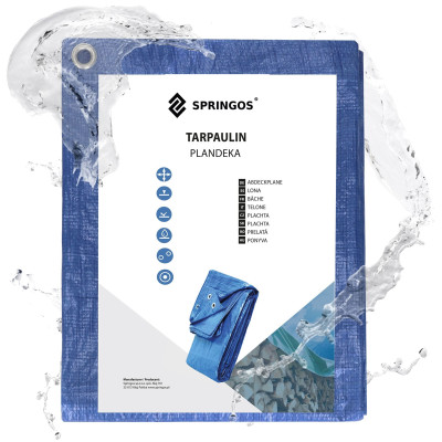 GA2177 TARP 10 X 8 M MODRÁ