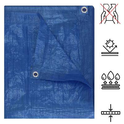 GA2177 TARP 10 X 8 M MODRÁ