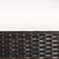 Ratanový set záhradného nábytku šerný SPRINGOS CASA BLANCA 5