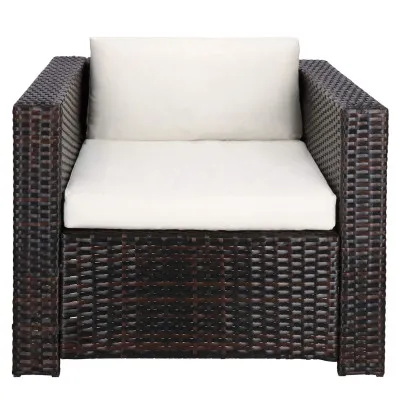 Ratanový set záhradného nábytku šerný SPRINGOS CASA BLANCA 5