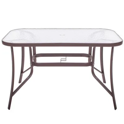 Záhradný stôl 120x70, hnedý SPRINGOS TOSCANA GF0076