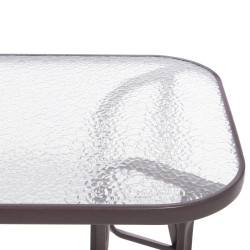 Záhradný stôl 120x70, hnedý SPRINGOS TOSCANA GF0076
