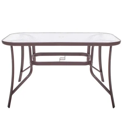 Záhradný stôl 120x70, hnedý SPRINGOS TOSCANA GF0076