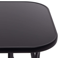 Záhradný stôl 120x70 SPRINGOS TOSCANA GF0077 čierny