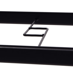 Záhradný stôl 120x70 SPRINGOS TOSCANA GF0077 čierny