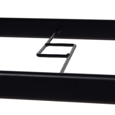 Záhradný stôl 120x70 SPRINGOS TOSCANA GF0077 čierny