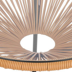 Záhradný stôl 50 cm, hnedý SPRINGOS LOA GF0089