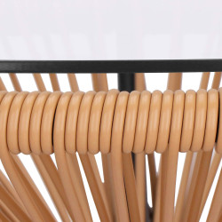 Záhradný stôl 50 cm, hnedý SPRINGOS LOA GF0089