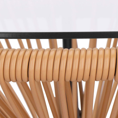 Záhradný stôl 50 cm, hnedý SPRINGOS LOA GF0089