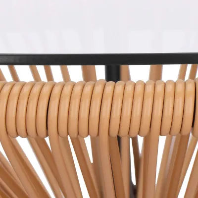 Záhradný stôl 50 cm, hnedý SPRINGOS LOA GF0089