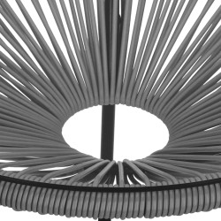 Záhradný stôl 50 cm, šedý SPRINGOS LOA GF0091