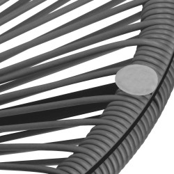 Záhradný stôl 50 cm, šedý SPRINGOS LOA GF0091