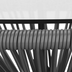 Záhradný stôl 50 cm, šedý SPRINGOS LOA GF0091