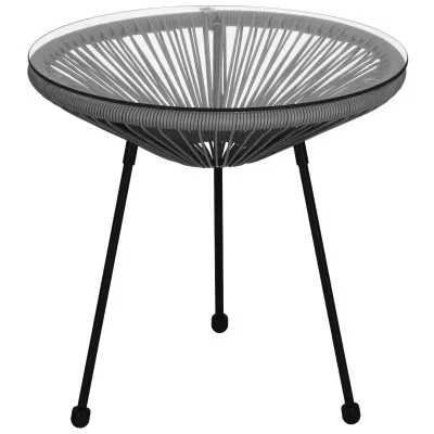 Záhradný stôl 50 cm, šedý SPRINGOS LOA GF0091