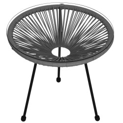 Záhradný stôl 50 cm, šedý SPRINGOS LOA GF0091