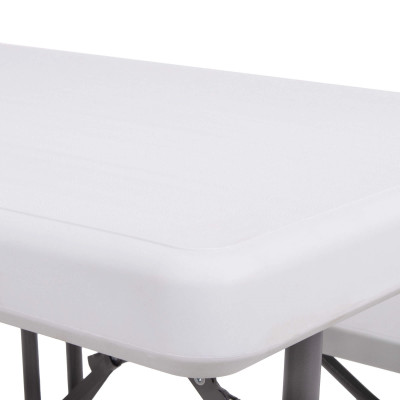 Pivný set pre 6 osôb 105x65 cm SPRINGOS GF0096 biely