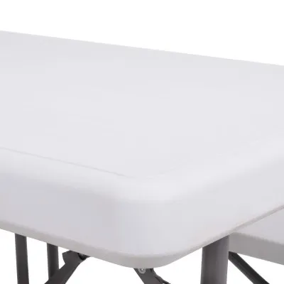 Pivný set pre 6 osôb 105x65 cm SPRINGOS GF0096 biely