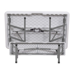 Pivný set pre 6 osôb 105x65 cm SPRINGOS GF0096 biely