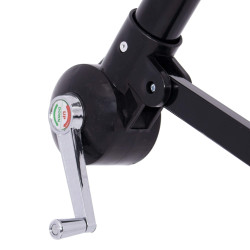 Záhradný slnečník 290 cm, svetlo šedý SPRINGOS CASABLANCA GU0042