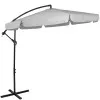 Záhradný slnečník 290 cm, svetlo šedý SPRINGOS CASABLANCA GU0042