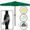 Záhradný slnečník 400 cm SPRINGOS GU0031 zelený