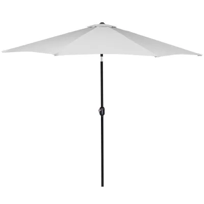 Záhradný slnečník 290 cm, svetlo šedý SPRINGOS SUNNY GU0034