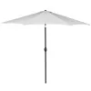 Záhradný slnečník 290 cm, svetlo šedý SPRINGOS SUNNY GU0034