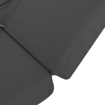 Záhradný slnečník 290 cm, grafitový SPRINGOS CASABLANCA GU0041