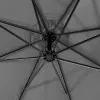 Záhradný slnečník 290 cm, grafitový SPRINGOS CASABLANCA GU0041