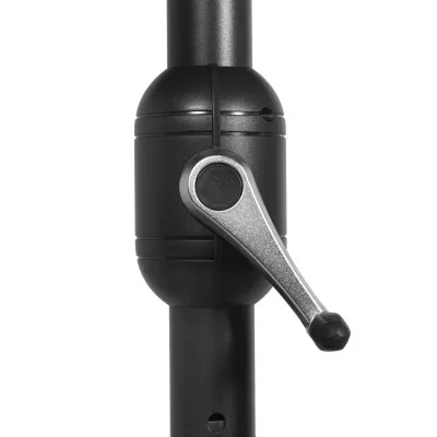 Záhradný slnečník 400 cm SPRINGOS GU0040 tmavo šedý