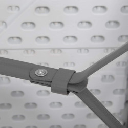 Pivný set pre 8 osôb 180x75 cm SPRINGOS GF0099 biely