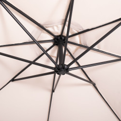 Záhradný slnečník 290 cm, krémový SPRINGOS MALTA GU0045