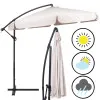 Záhradný slnečník 290 cm, krémový SPRINGOS MALTA GU0045