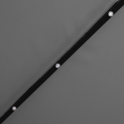 Záhradný slnečník s ľad osvetlením 290 cm, šedý SPRINGOS ATENA GU0046