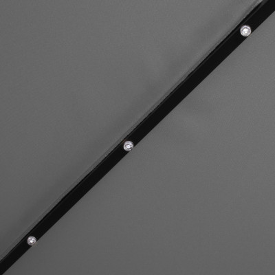 Záhradný slnečník s ľad osvetlením 290 cm, šedý SPRINGOS ATENA GU0046