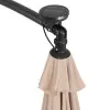 Záhradný slnečník s ľad osvetlením 290 cm, béžový SPRINGOS ATENA GU0047